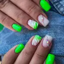 24 Pieces Nail Art High Fashion Simple Rhinestone Butterfly Flower Cow Wear Nail view 8