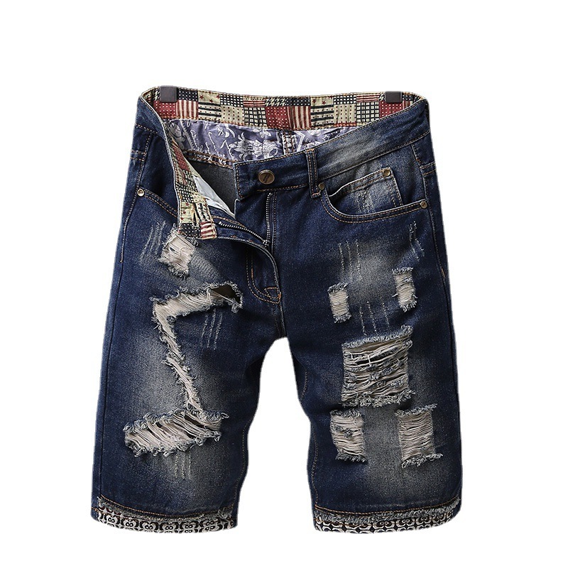 Fashionable Driven Trendy Patchwork Shorts 5
