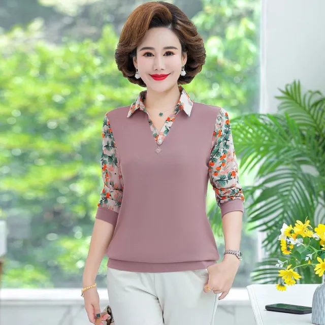 T shirt Small Shirt Top Western Style All matching Purple - Shop at LoveMi