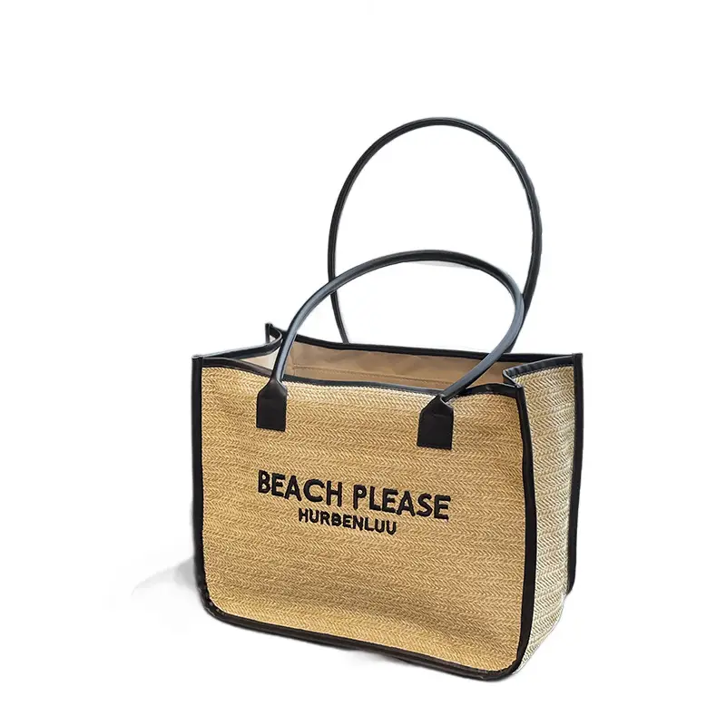 Summer Large-Capacity Woven Tote Bag