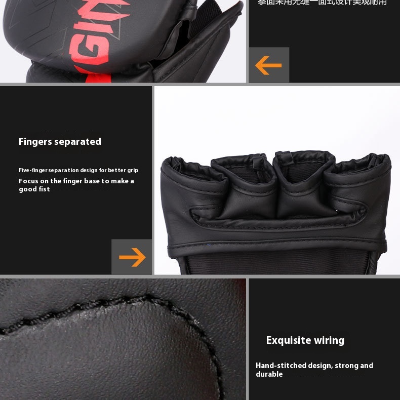 Fight Sanda Training Gloves Combat Sandbag Breathable - Image 17