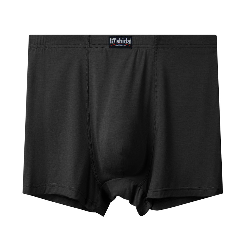 Breathable Plus-Size High-Waist Mens Boxer Briefs