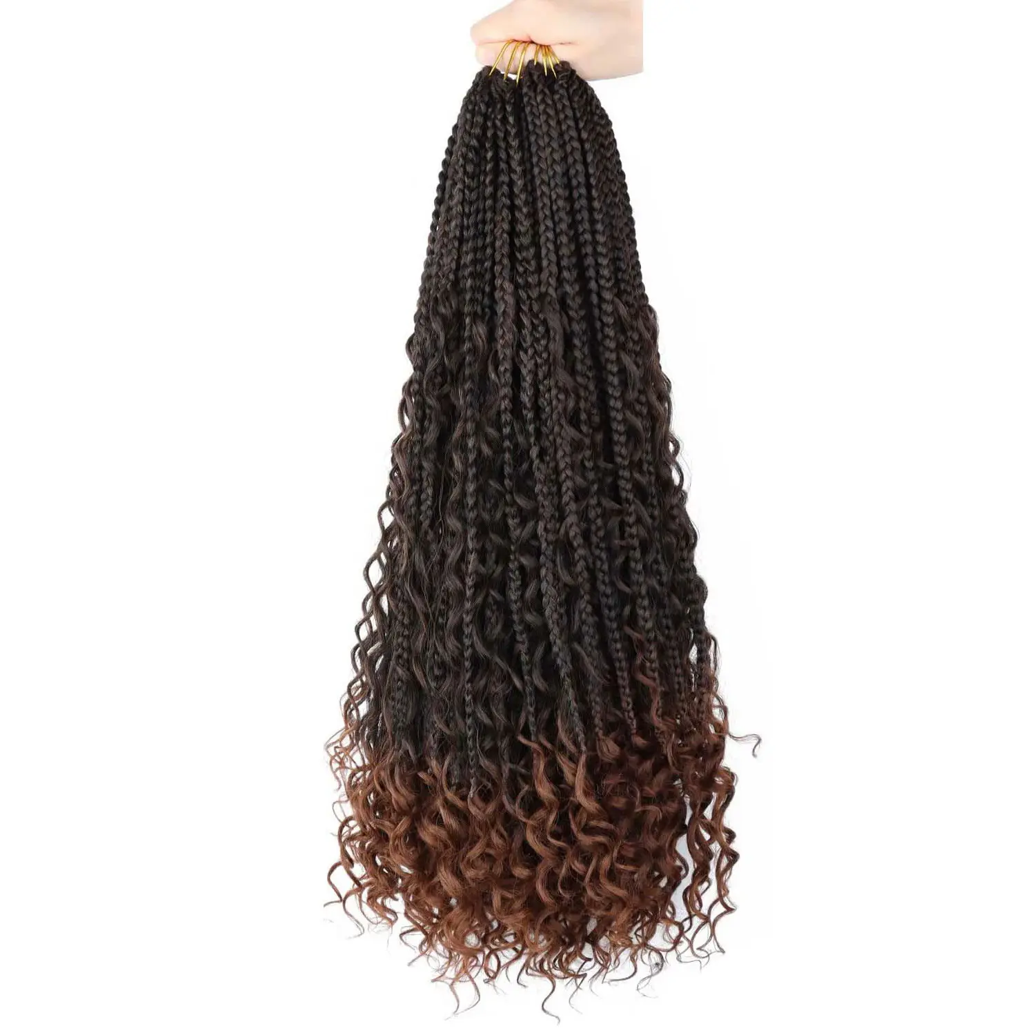 Chemical Fiber Hair Three-strand African Braid Crochet