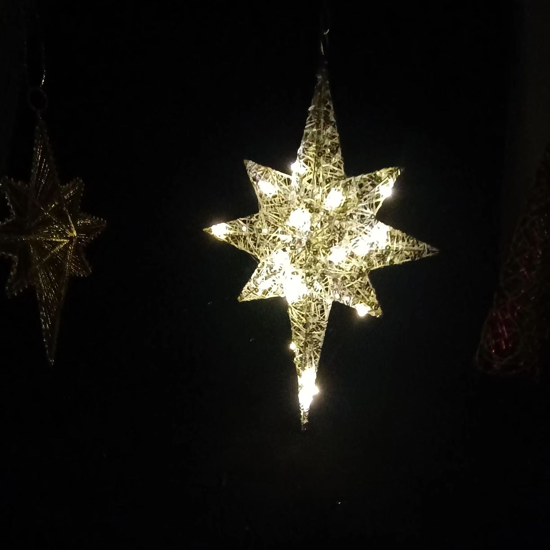 Title 3, Christmas Tree Octagonal Star Ornaments