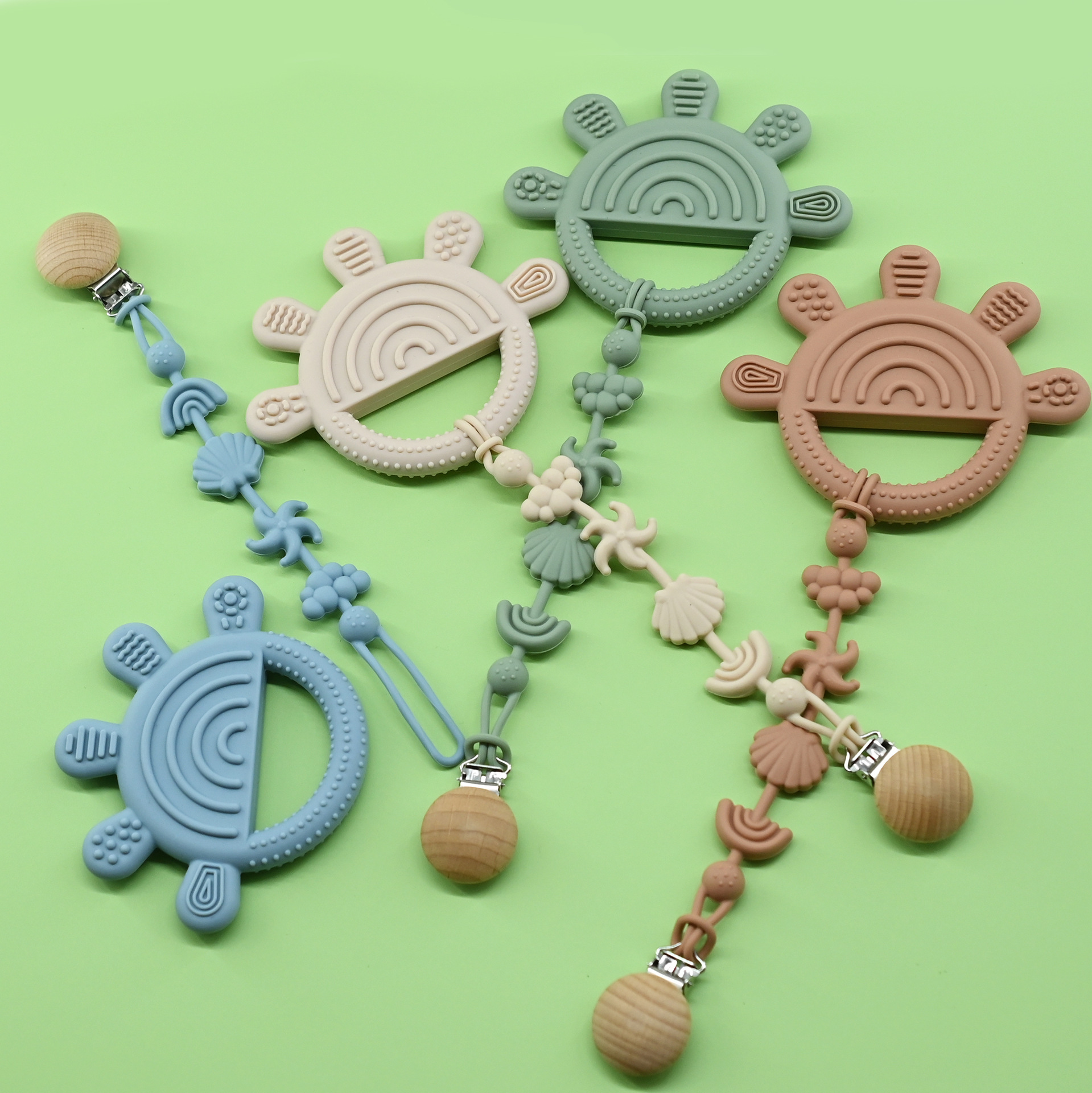 New Cartoon Baby Hand-grab And Chew Toy