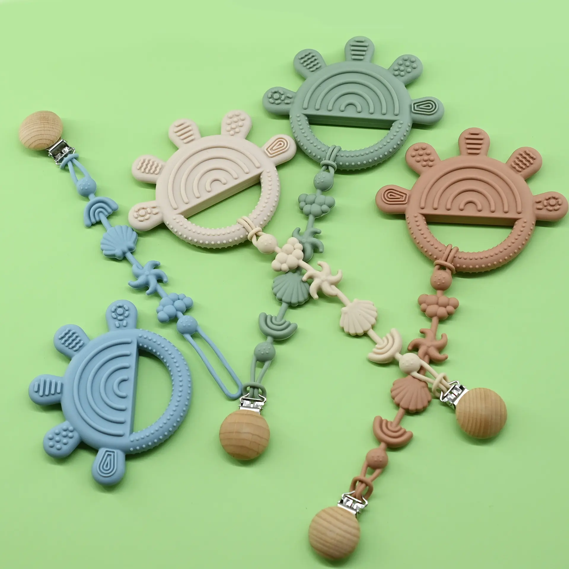 New Cartoon Baby Hand-grab And Chew Toy