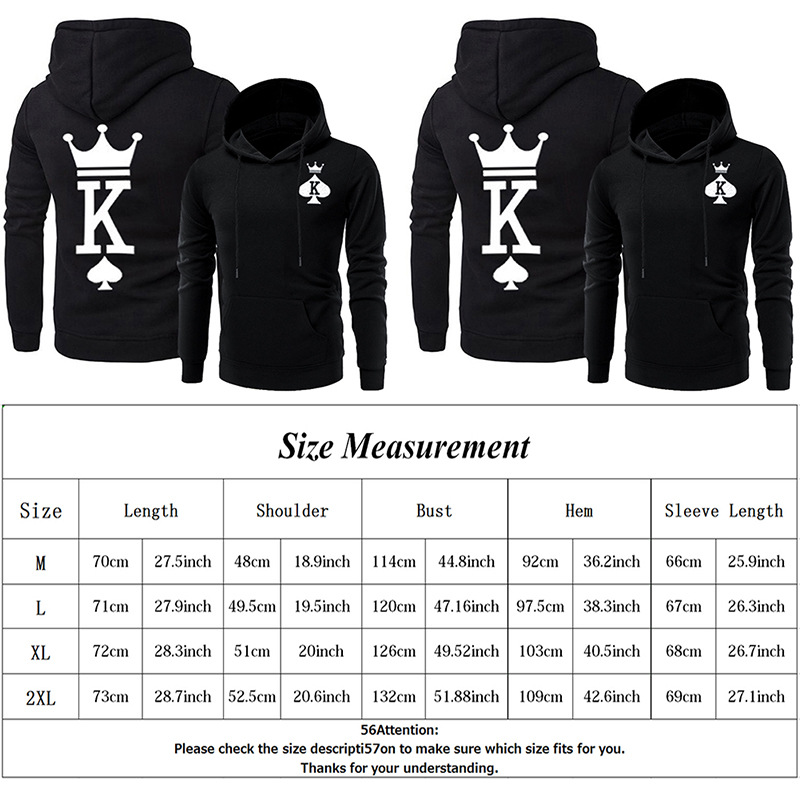 Title 1, KQ hooded long sleeve couple sweater