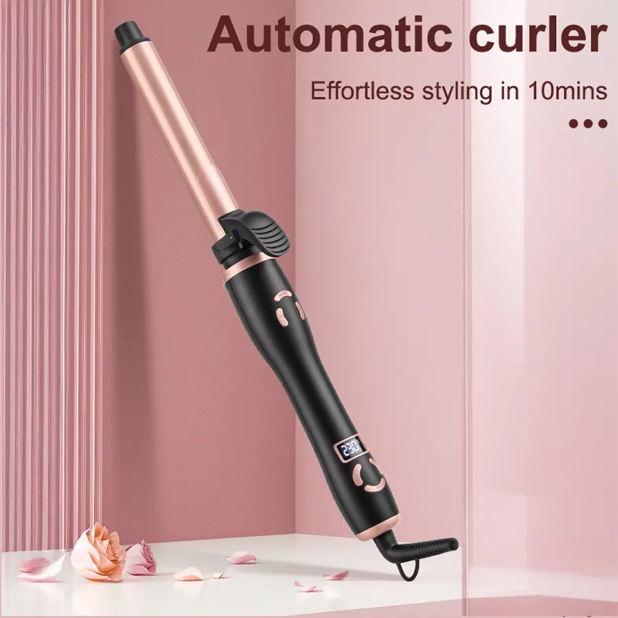 Automatic Curling Iron New LCD Display Temperature