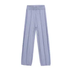 Polo Shirt Top Hollow Out Suit Trousers Comfort And Casual - Pants - View 1