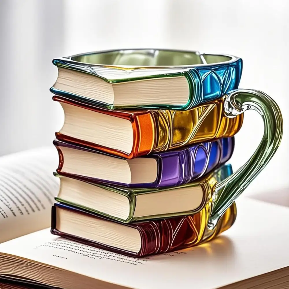 Painted Book Mug 3D Coffee Cup