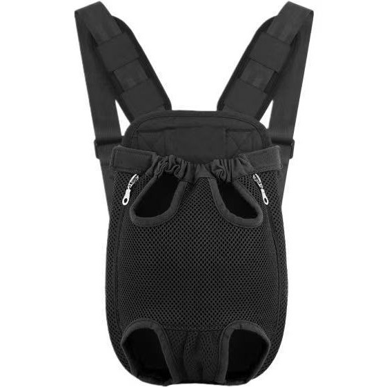 Outdoor Pet Carrier Breathable Chest-mounted - Outdoor Pet Carrier Breathable Chest-mounted Black L