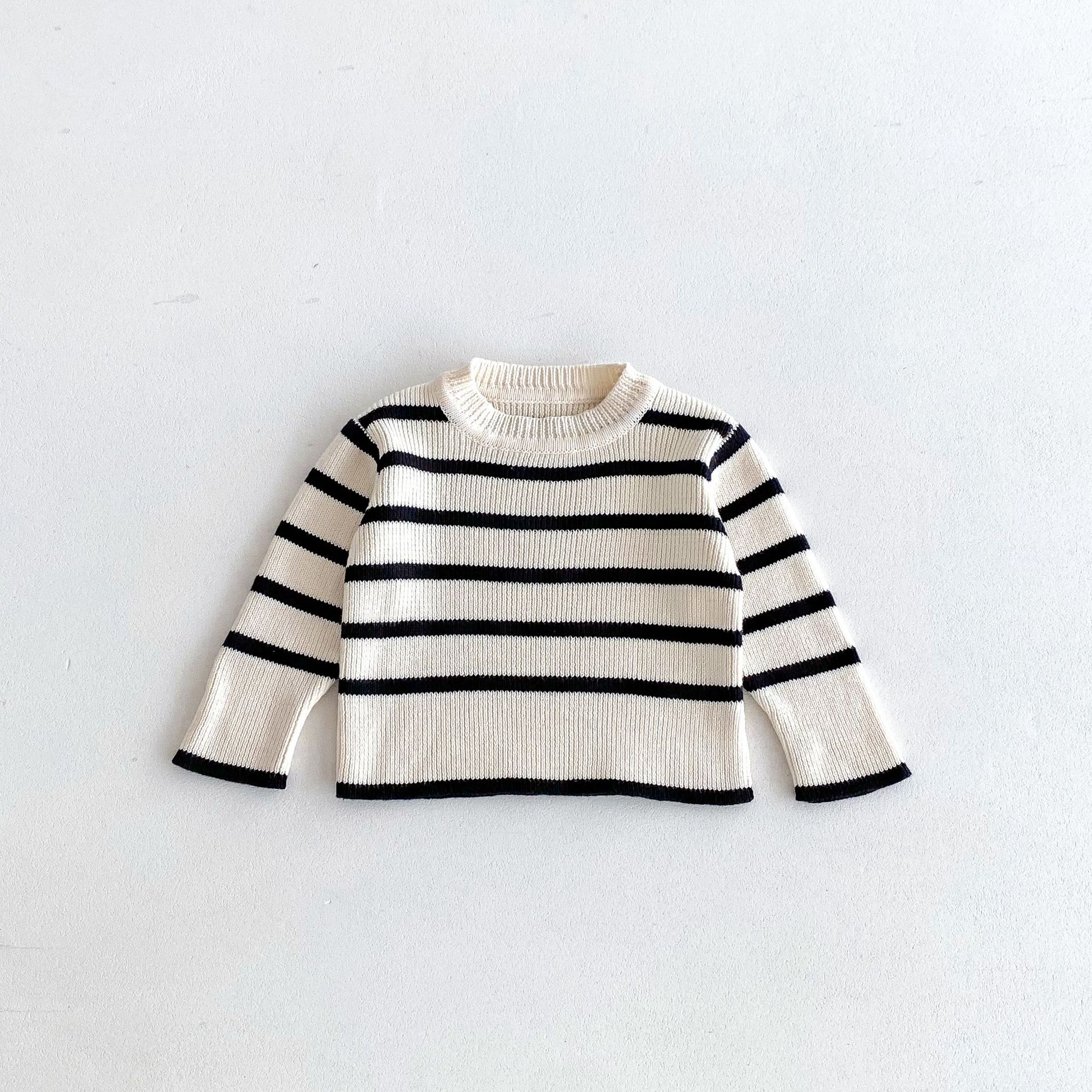 Apricot And Black Stripes Top