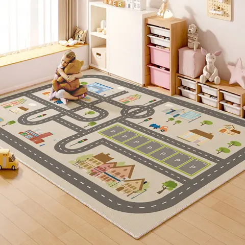 Parking Lot Mat Childrens Room and Bedroom Educational Learning