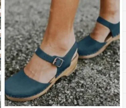Women's Closed Toe Platform Sandals Blue - Shop at LoveMi