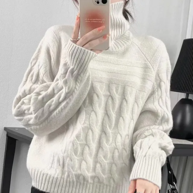 Idle Style Women's Slimming Knitted Top Beige - Shop at LoveMi