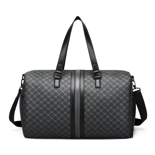 Large Capacity Portable Luggage Bag Multi function For Short distance Travel Black - Shop at LoveMi