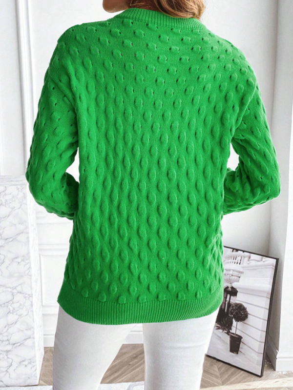 Title 4, Womens Pullover Round Neck Long Sleeves Knitwe...