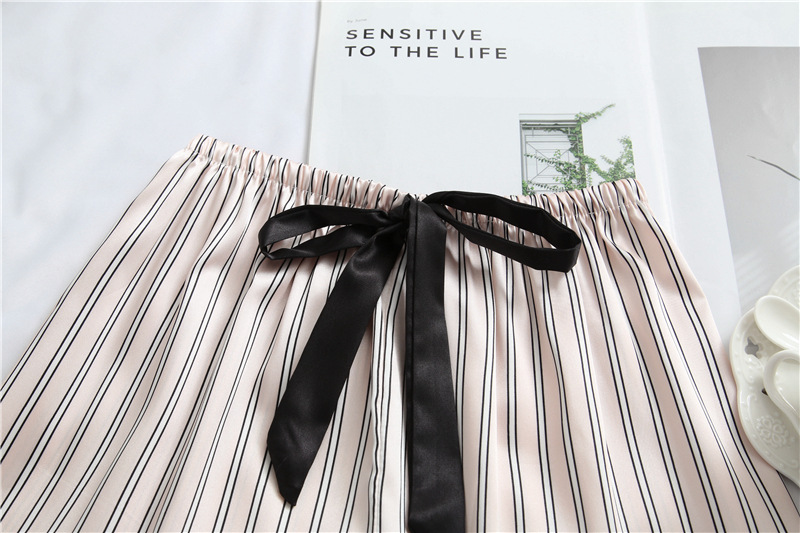 Title 6, Lace sling stripe home service suit women