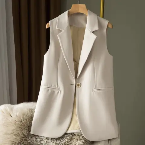 Women's Spring and Autumn Design Sense Vest Coat