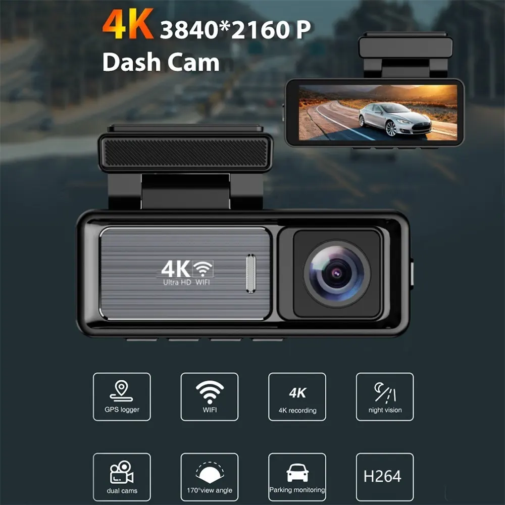 Front and Rear Dual Recording Dashcam