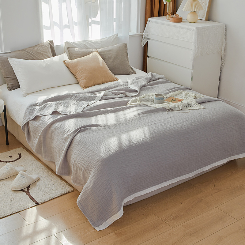 Four-layer Pure Cotton Plain Towel Blanket