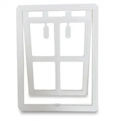 Pet Screen Door Anti-mosquito Free Access - White - View 1