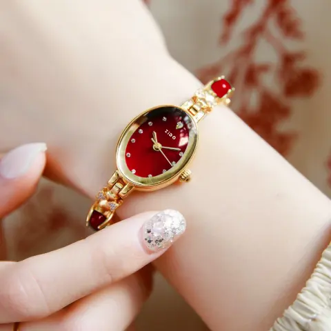 Simple Fashion Temperament Entry Lux Quartz Diamond Waterproof Women's