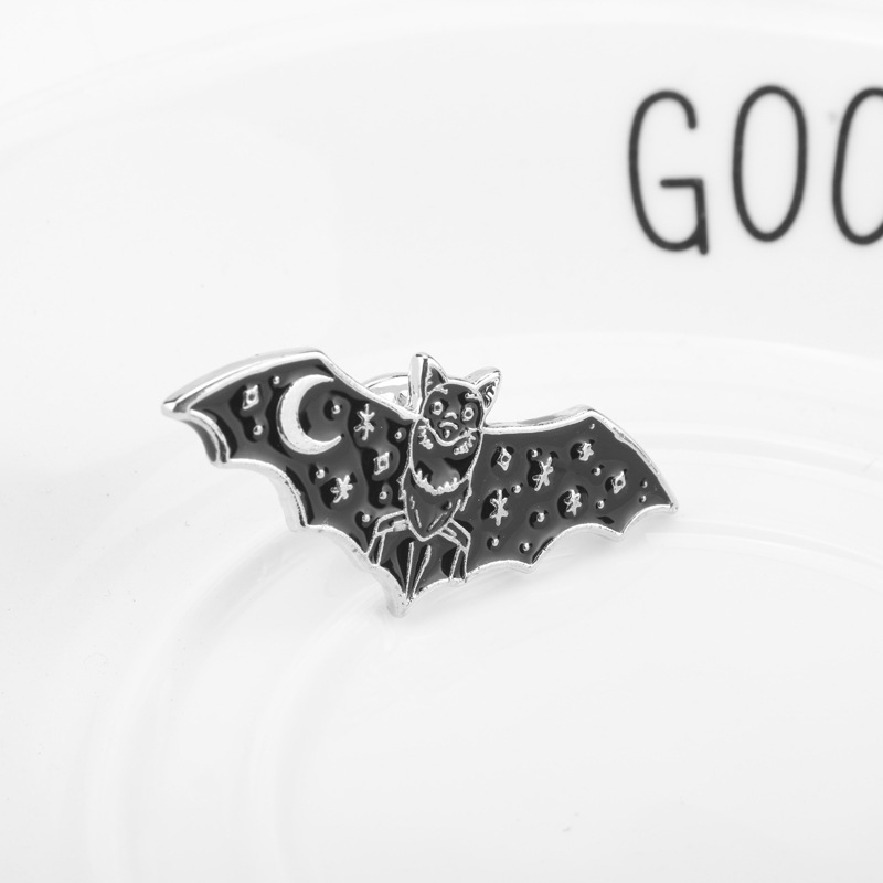 Title 5, Creative Star Moon Dark Bat Series Brooch