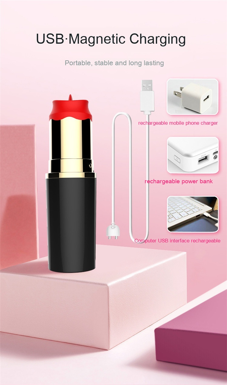 Lipstick Oscillator Women's Vibrator 11