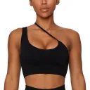 Black Shoulder Bra