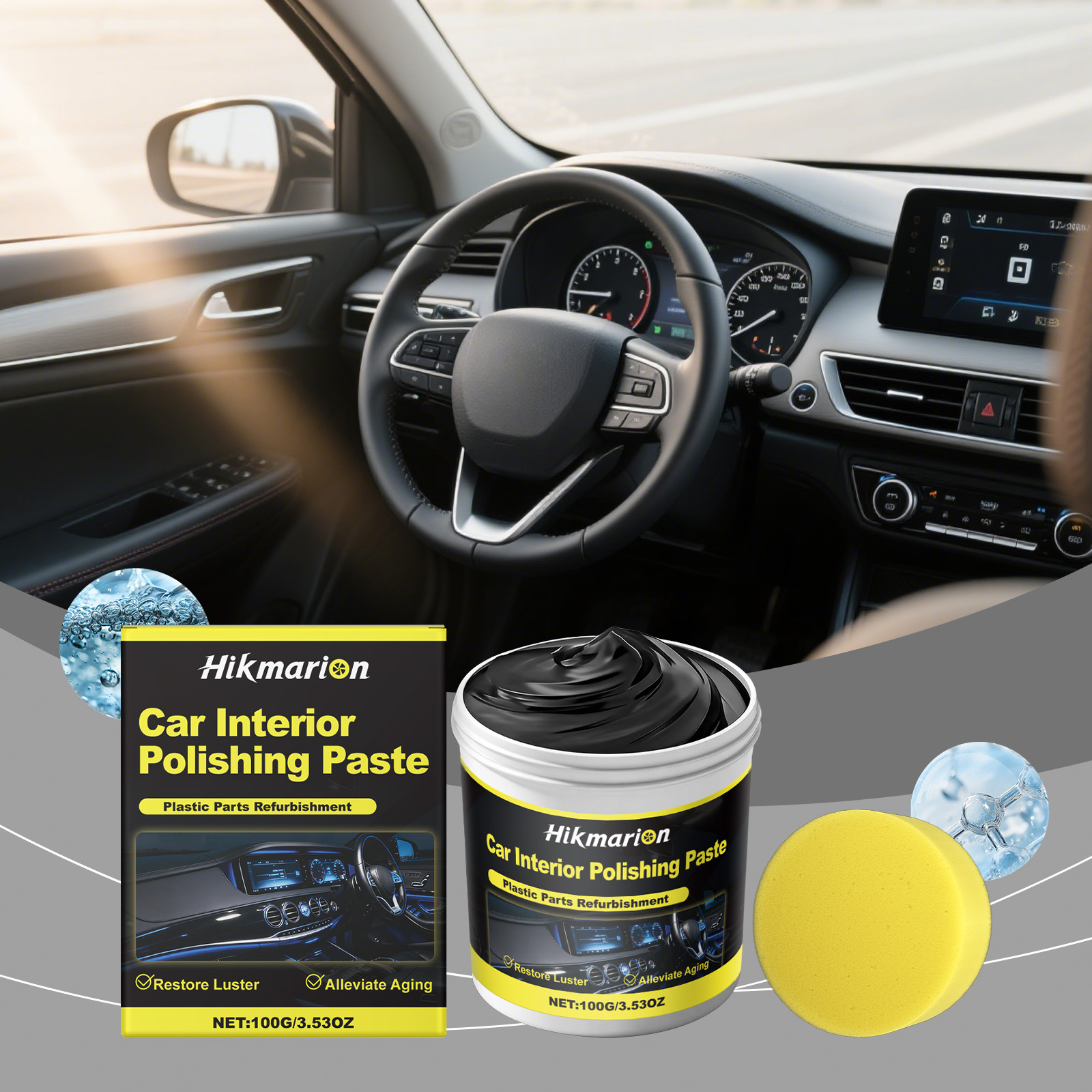 Car Interior Polishing Paste