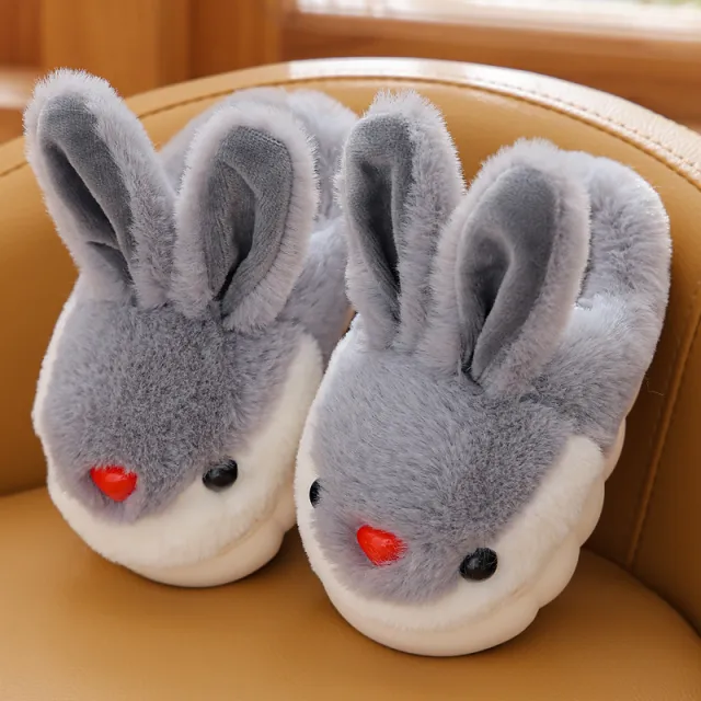Children Cotton Slippers Girls Winter Gray - Shop at LoveMi