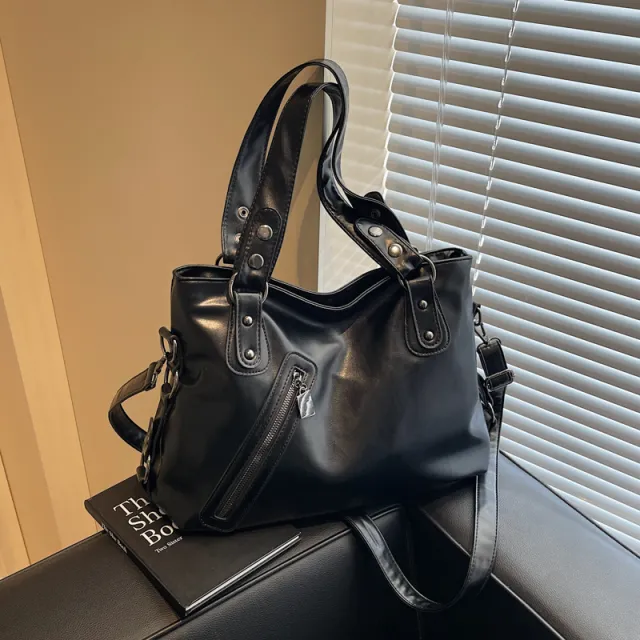 Large Capacity Versatile Casual One shoulder Versatile Crossbody Bag Black - Shop at LoveMi