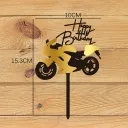 Black Gold Motorcycle Hb