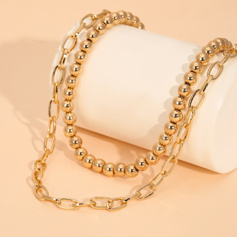 Fashion Design Retro Big Pearl Necklace For Women