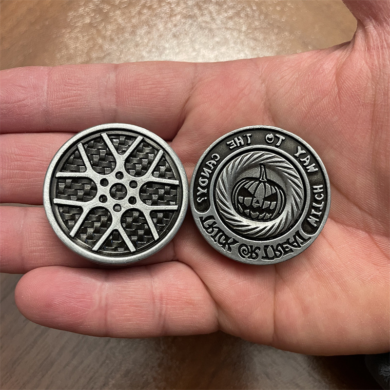 Metal Clacking Coin Stress Relief Toy EDC Fidget Popper For Anxiety Relief - Blind Box Gift For Teens And Adults Satisfying Click Sound Sensory Tool