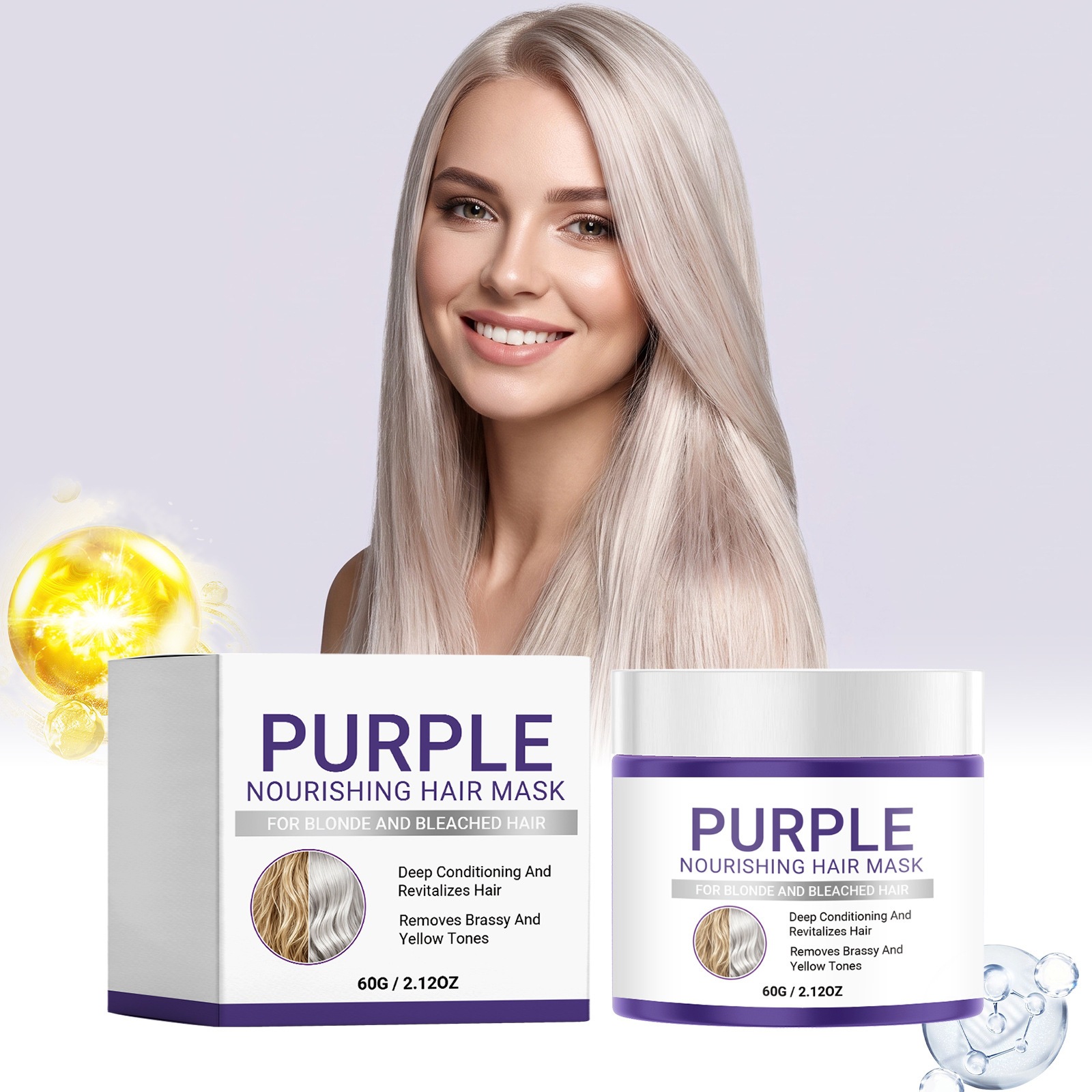 Purple Nourishing Hair Mask