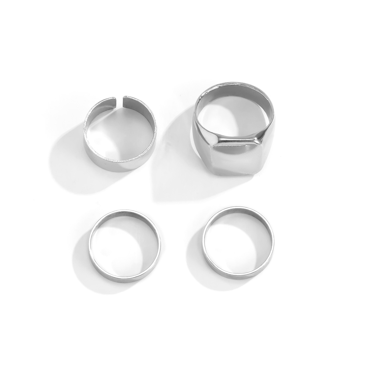 European And American Men's Ornament Hip Hop Trend Set Rings