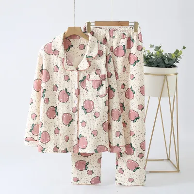Women's Winter Thick Loose Air Cotton Pajamas Suit