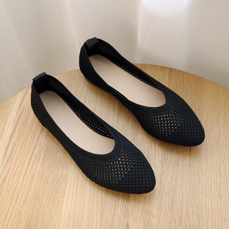 Black Pointed Toe