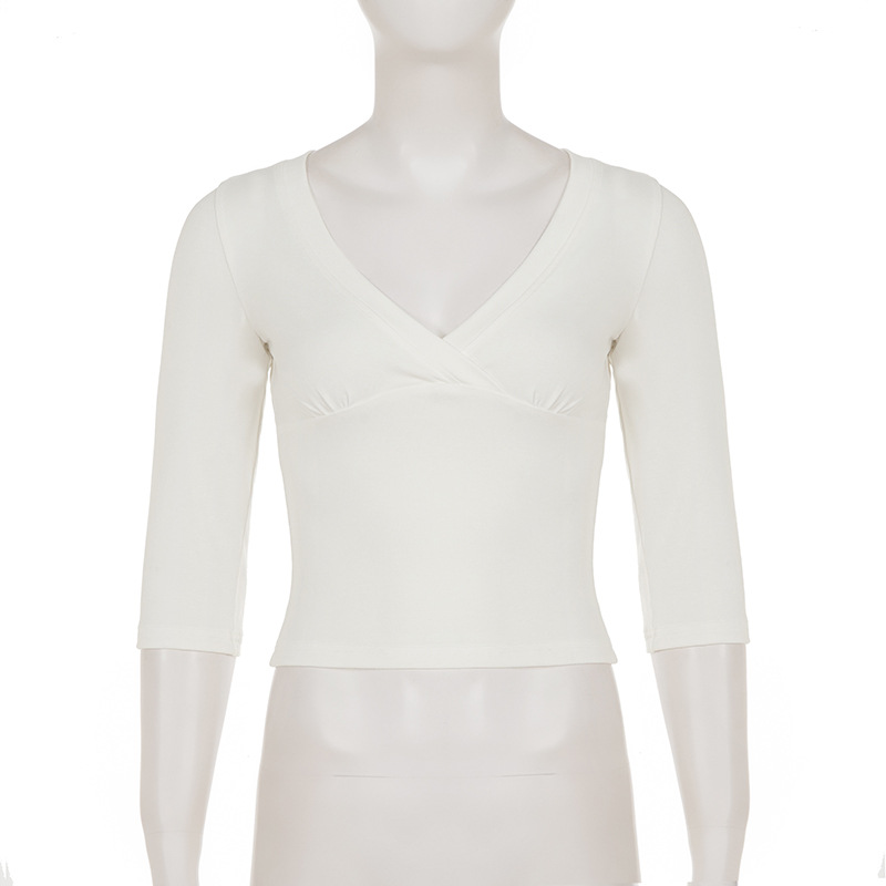 Cropped Feminino de Tricô com Modelagem Ajustada