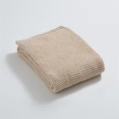 Knitted Blanket Nordic Instagram Style Sofa Blanket Pastoral Style - Apricot - View 1