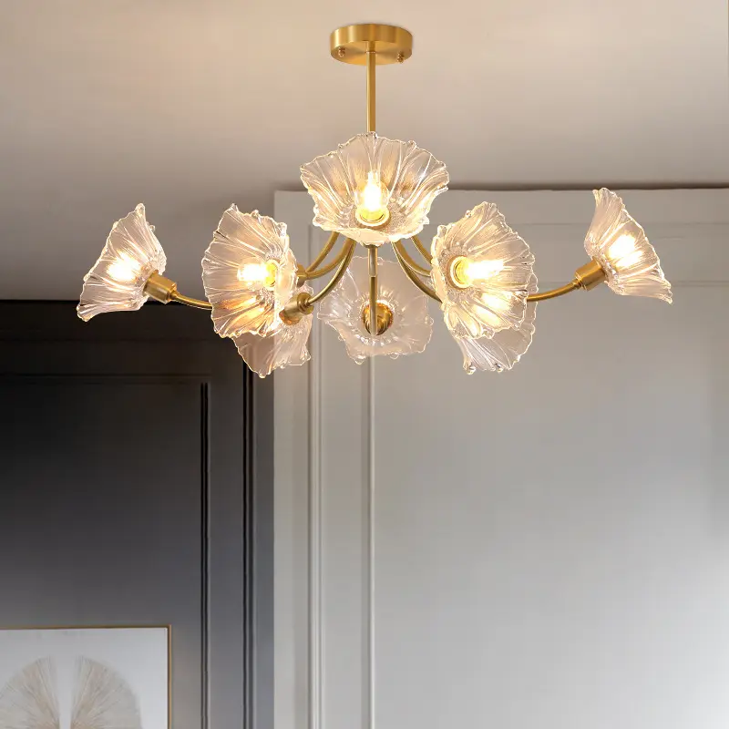 American-style Minimalist Living Room Chandelier Made