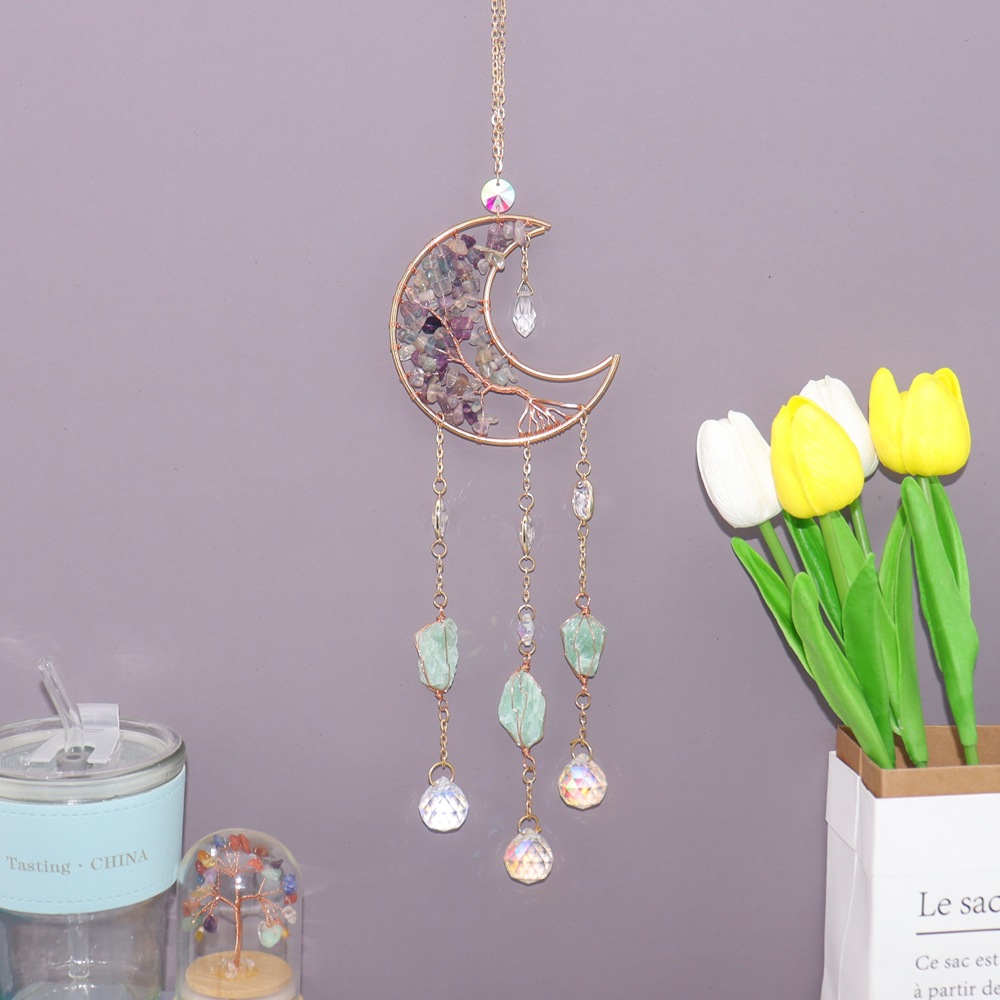 Household Natural Crystal Wind Chime