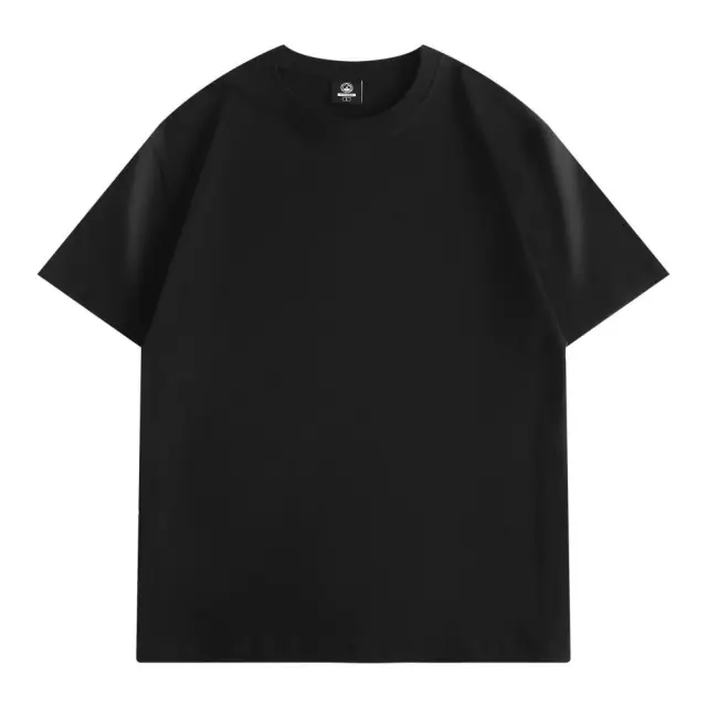 Pure Cotton T shirt Neutral Work Clothing Black - Shop at LoveMi