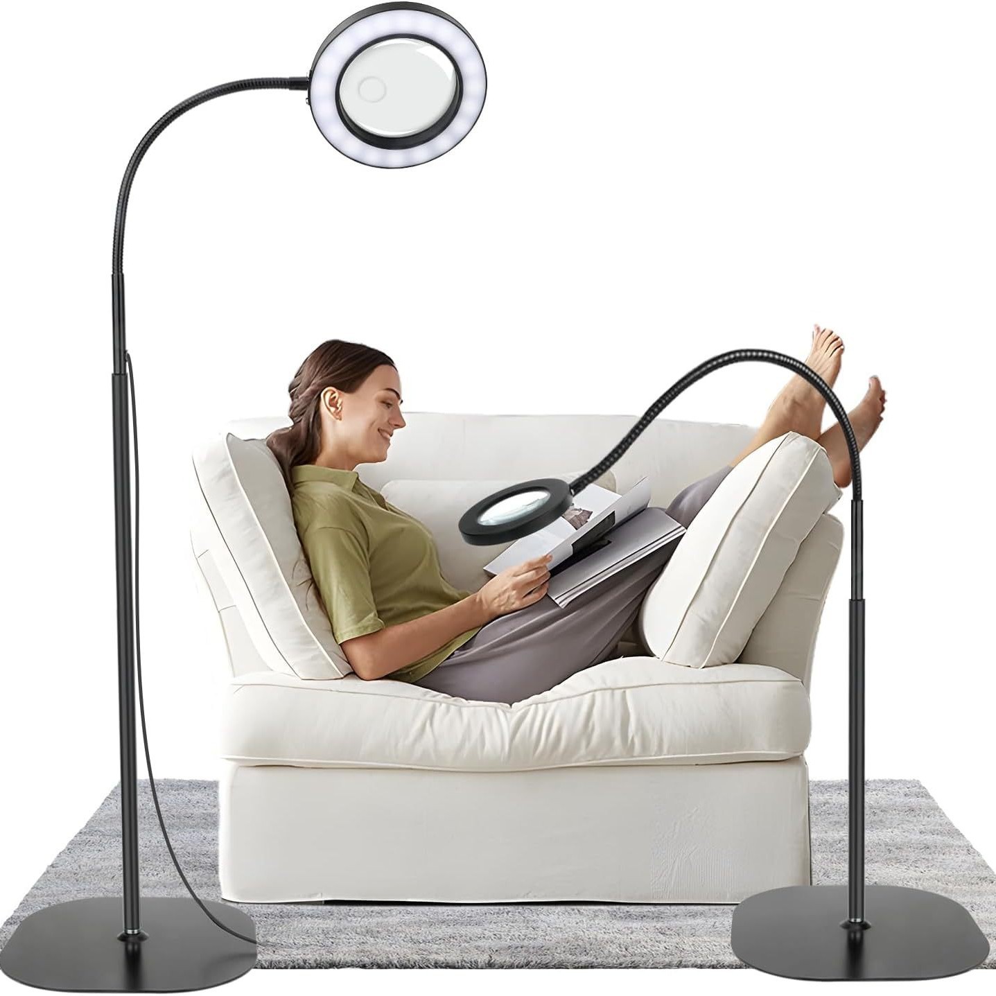 Soft-LED Ultra-Bright 110V Floor Lamp For Work - Image 1