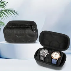 Card Slots Smart Watch Storage Box - 2Bit Black - View 1