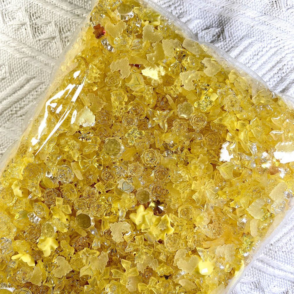 Yellow Rhinestone Ormanent