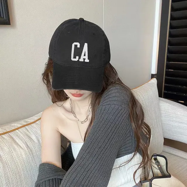 Hat Spring And Summer All match Street Fashion Baseball Cap Black - Shop at LoveMi