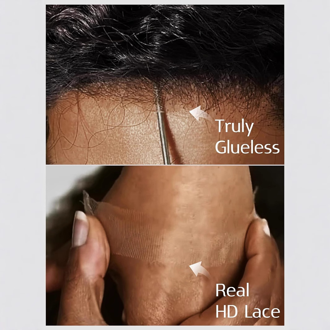 Wig Fashionable Synthetic Cap Brown Side-Parted Short Curly Hair African Curls 5